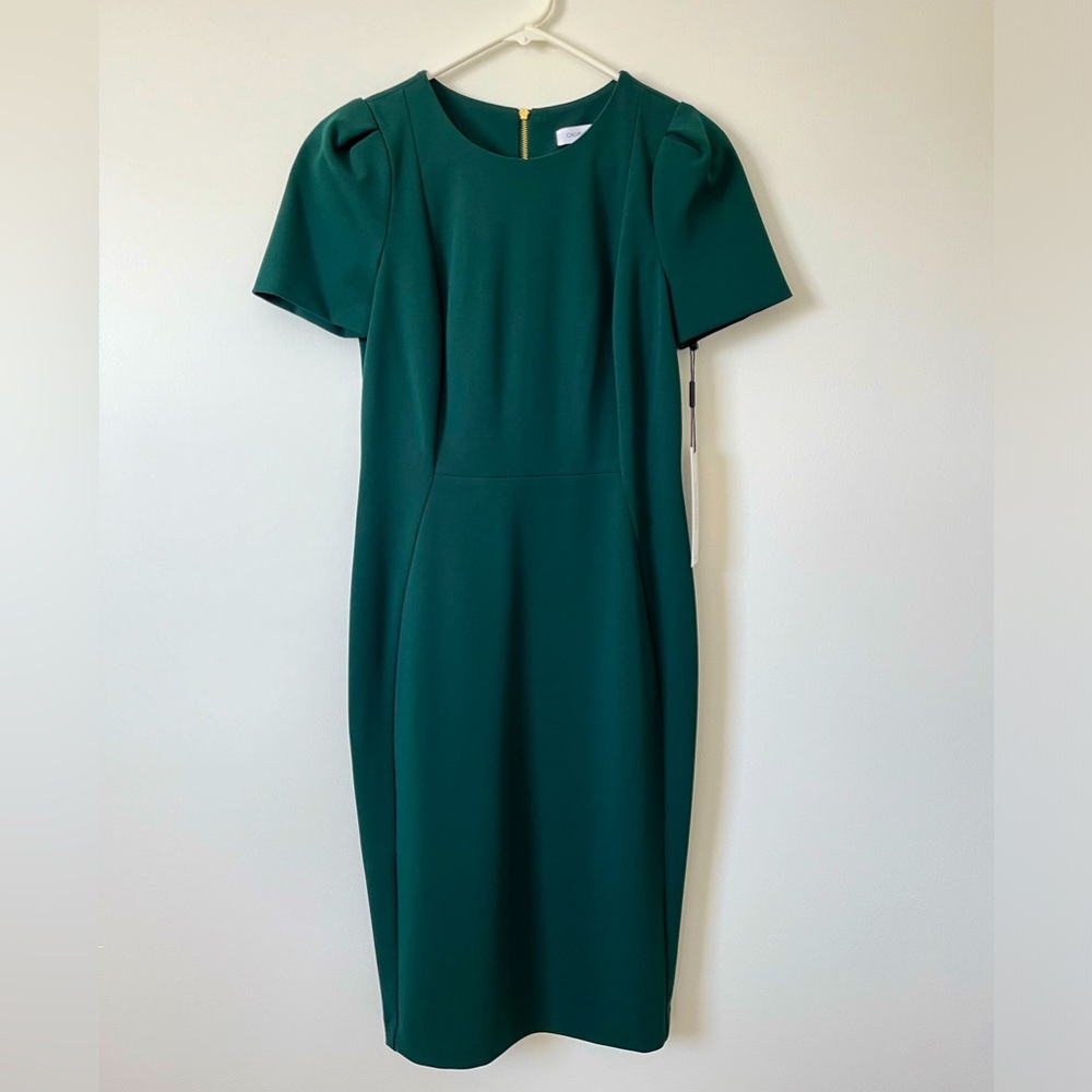 Calvin Klein Emerald Green Dress